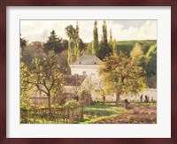 House in the Hermitage, Pontoise, 1873 Fine Art Print