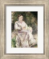 Portrait of Julie Velay, Wife of the Artist, c.1874 Fine Art Print