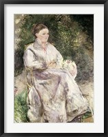 Portrait of Julie Velay, Wife of the Artist, c.1874 Fine Art Print