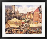 The Fair in Dieppe, Sunny Morning, 1901 Fine Art Print