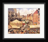 The Fair in Dieppe, Sunny Morning, 1901 Fine Art Print