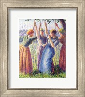 Women Planting Peasticks, 1891 Fine Art Print