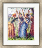 Women Planting Peasticks, 1891 Fine Art Print