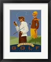 Vintage Golf - Passion Framed Print