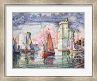 The Port at La Rochelle, 1921 Fine Art Print