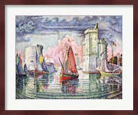 The Port at La Rochelle, 1921 Fine Art Print