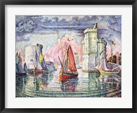 The Port at La Rochelle, 1921 Fine Art Print