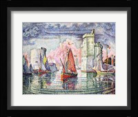 The Port at La Rochelle, 1921 Fine Art Print