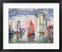 The Port at La Rochelle, 1921 Fine Art Print