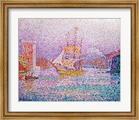 Harbour at Marseilles, c.1906 Fine Art Print