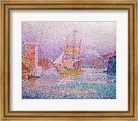 Harbour at Marseilles, c.1906 Fine Art Print