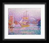 Harbour at Marseilles, c.1906 Fine Art Print