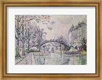 The Canal Saint-Martin, 1933 Fine Art Print