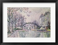 The Canal Saint-Martin, 1933 Fine Art Print
