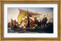 The Crossing of the Bosphorus by Godfrey of Bouillon Fine Art Print