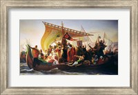 The Crossing of the Bosphorus by Godfrey of Bouillon Fine Art Print