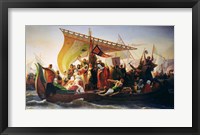 The Crossing of the Bosphorus by Godfrey of Bouillon Fine Art Print