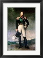 Alexander I of Russia Fine Art Print