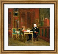 Louis XVIII in his Study at the Tuileries Fine Art Print
