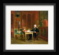 Louis XVIII in his Study at the Tuileries Fine Art Print