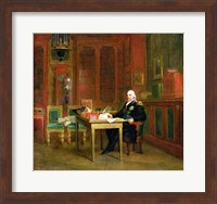 Louis XVIII in his Study at the Tuileries Fine Art Print
