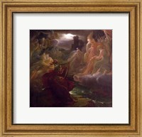 Ossian Conjuring up the Spirits on the Banks of the River Lora with the Sound of his Harp, 1801 Fine Art Print