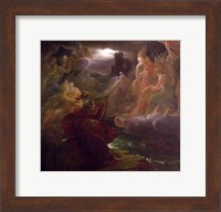 Ossian Conjuring up the Spirits on the Banks of the River Lora with the Sound of his Harp, 1801 Fine Art Print
