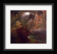 Ossian Conjuring up the Spirits on the Banks of the River Lora with the Sound of his Harp, 1801 Fine Art Print