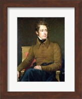 Portrait of Alphonse de Lamartine Fine Art Print
