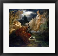 On the Bank of the Lora, Ossian Conjures up a Spirit with the Sound of his Harp, c.1811 Fine Art Print