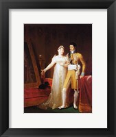 Portrait of Jerome Bonaparte - with a woman Fine Art Print