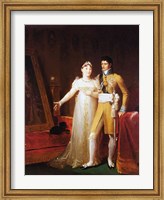 Portrait of Jerome Bonaparte - with a woman Fine Art Print