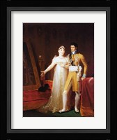 Portrait of Jerome Bonaparte - with a woman Fine Art Print