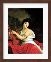 Portrait of Madame de la Pleigne Fine Art Print