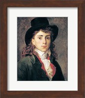 Portrait of Baron Antoine Jean Gros Fine Art Print