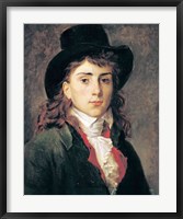 Portrait of Baron Antoine Jean Gros Fine Art Print