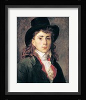 Portrait of Baron Antoine Jean Gros Fine Art Print