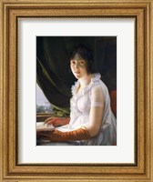 Seated Portrait of Marie-Philippe-Claude Walbonne Fine Art Print