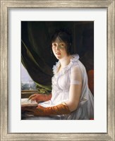 Seated Portrait of Marie-Philippe-Claude Walbonne Fine Art Print