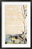 The Tyger, from Songs of Innocence Fine Art Print