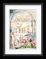 The Book of Thel; Title Page, 1789 Fine Art Print