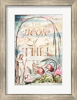 The Book of Thel; Title Page, 1789 Fine Art Print