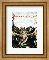 America a Prophecy; 'Thus wept the Angel voice', the emergence of Orc Fine Art Print