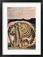 Book of Urizen; the creation of Urizen in material form by Los, 1794 Fine Art Print