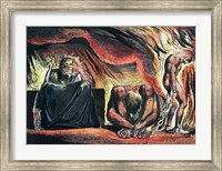 Jerusalem The Emanation of the Giant Albion;  Vala, Hyle and Skofeld, showing the crowned Vala Fine Art Print