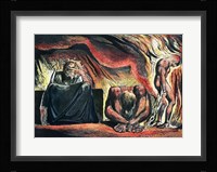 Jerusalem The Emanation of the Giant Albion;  Vala, Hyle and Skofeld, showing the crowned Vala Fine Art Print