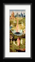 The Garden of Earthly Delights: The Garden of Eden Framed Print