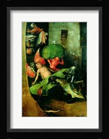 The Last Judgement (Altarpiece): Detail of the Cask Fine Art Print