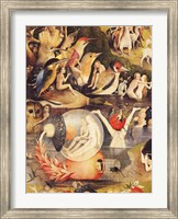 The Garden of Earthly Delights: Allegory of Luxury, people with birds detail Fine Art Print