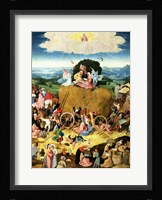The Haywain: central panel of the triptych, c.1500 Fine Art Print